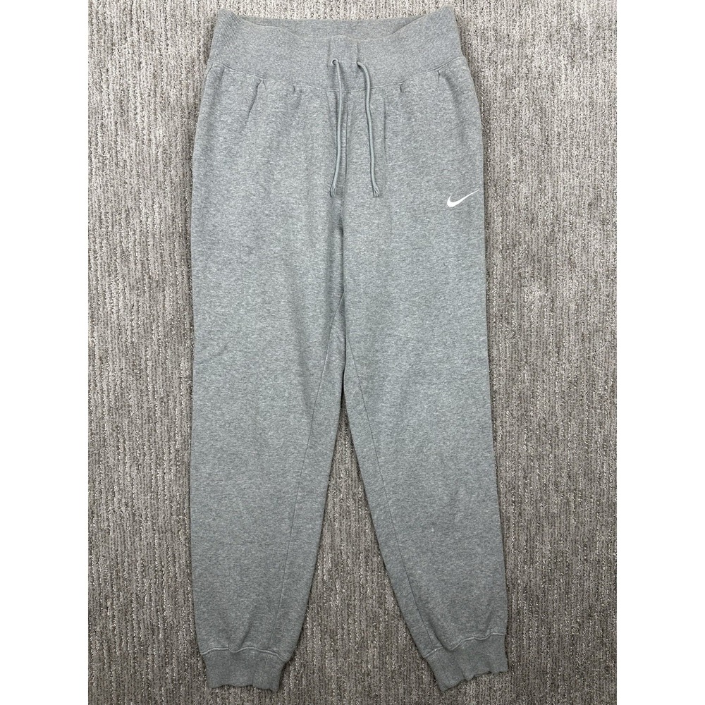 Nike Women's Phoenix High Rise Jogger Sweatpants‎ Gray Sz Medium DQ5688-063